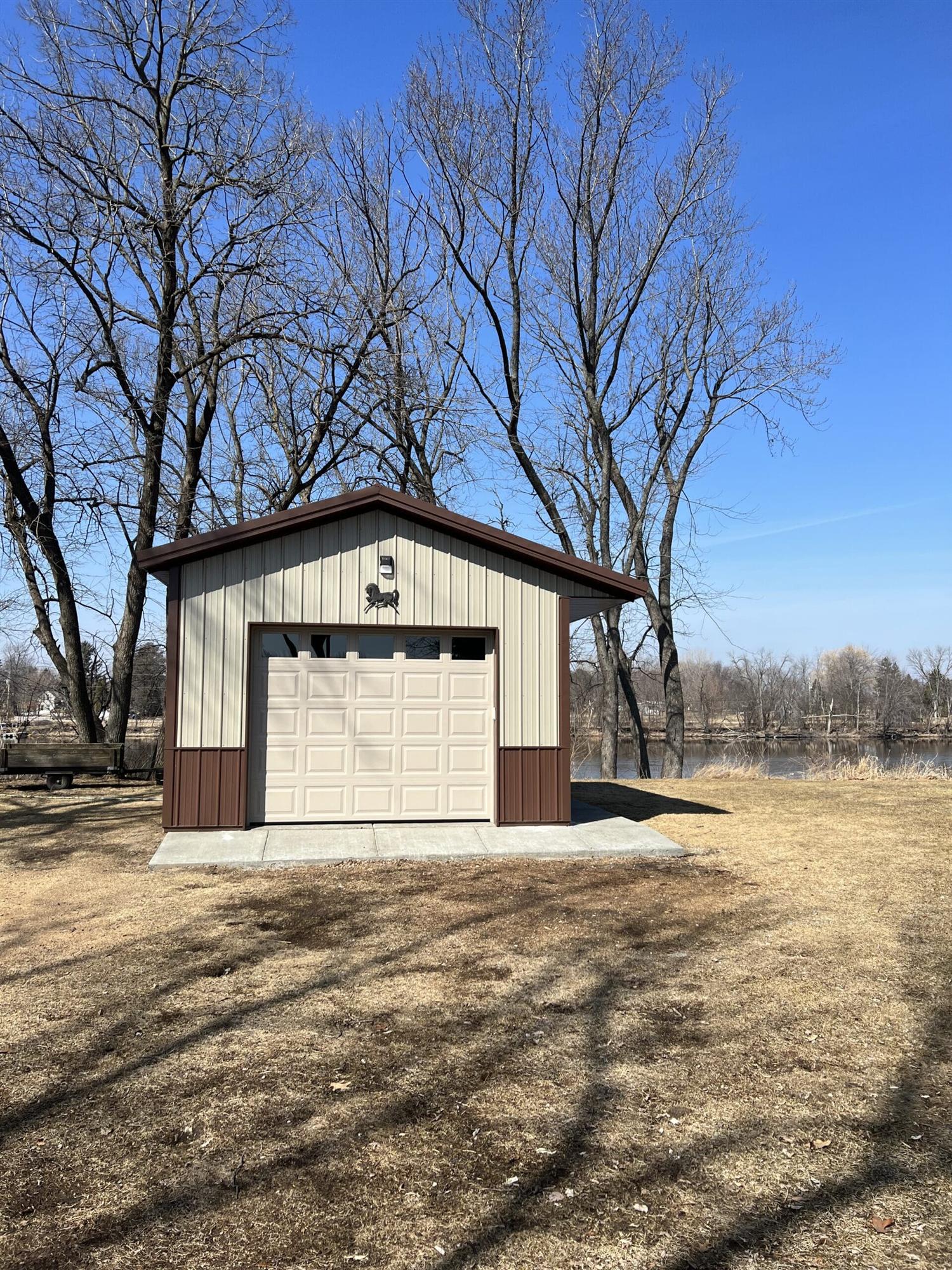 Backyard Post Frame Construction Utility Building