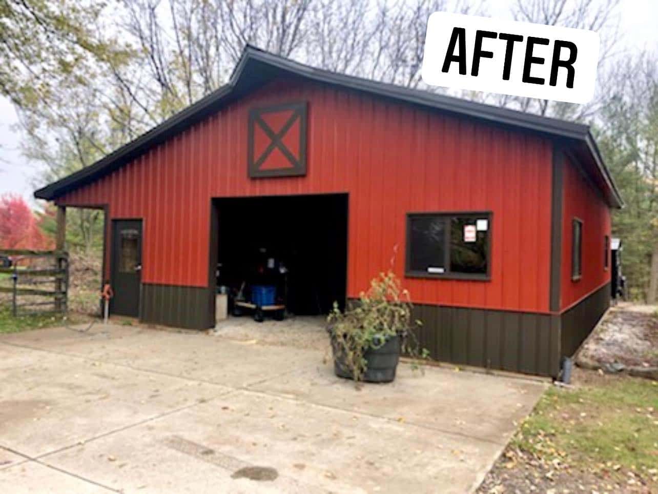 Post Frame Construction Remodel After Photo