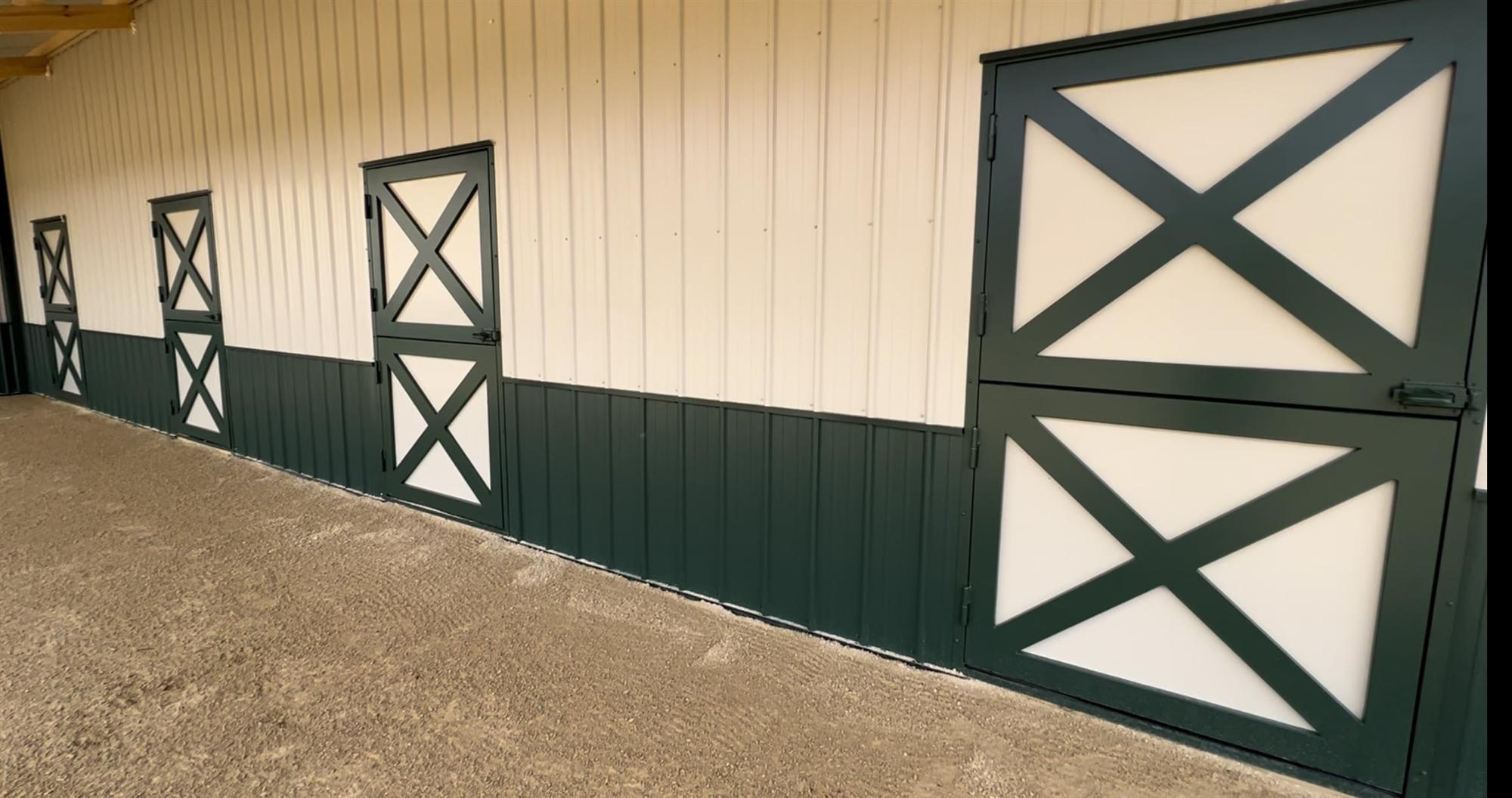 Post Frame Construction Riding Arena and Barn Interior